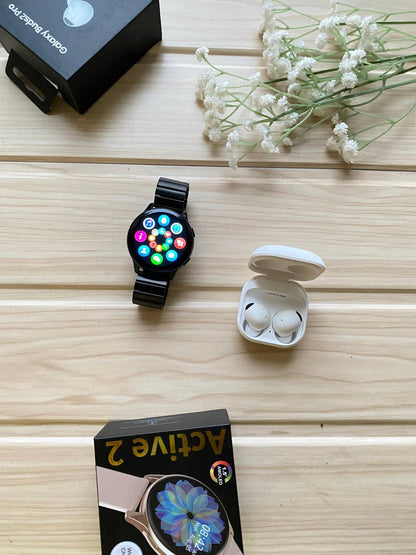 Samsung Galaxy Watch Active2 + Galaxy Buds2 Pro Combo