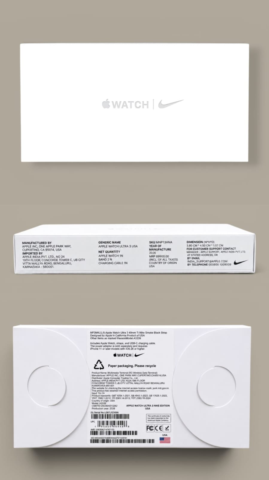 Apple Watch Ultra 3 Nike USA Edition